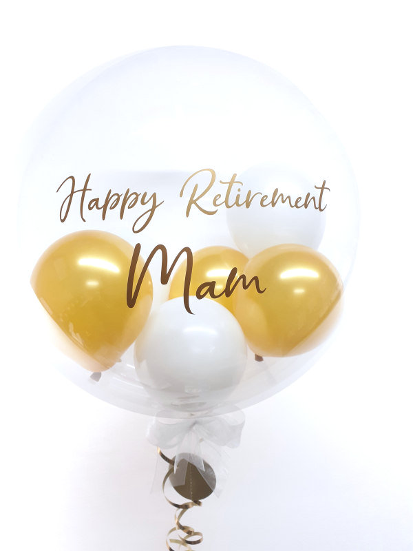 Personalised retirement balloon in a box - Balloons by Celebrations